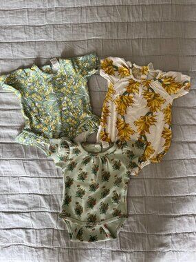 Kate Quinn - 0-3mo bundle of 3 rompers